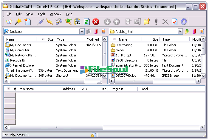 globalscape cuteftp 8.0