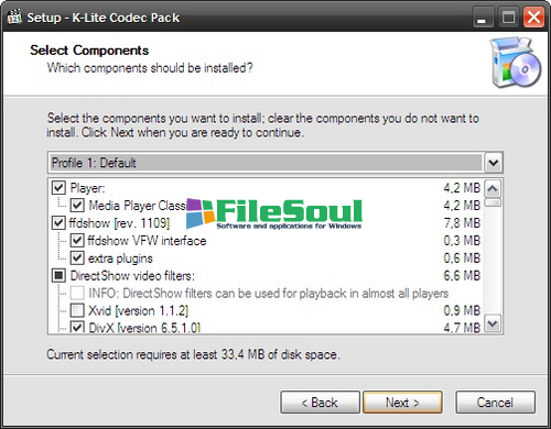 K-Lite Mega Codec Pack 10.10 download for Windows - FileSoul.com