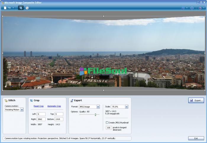 Microsoft Image Composite Editor 2.0.3 (64-bit) free download